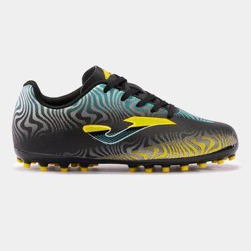 Бутсі Joma EVOLUTION JR дитячий розмір 32 EVJW2401AG чорно-блакитно-жовті (Оригінал) EVJW2401AG-32 фото