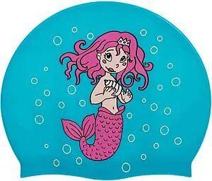 Шапка для плавання Aqua Speed ​​KIDDIE Mermaid 1784 блакитний Дет OSFM ( Оригінал) 142-Mermaid фото