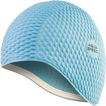 Шапка для плавання Aqua Speed ​​BOMBASTIC JUNIOR 9879 блакитний Дет OSFM 290-02 (Оригінал) 290-02 фото