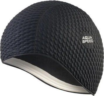 Шапка для плавання Aqua Speed ​​BOMBASTIC JUNIOR 9880 чорний Дет OSFM 290-07 (Оригінал) 290-07 фото