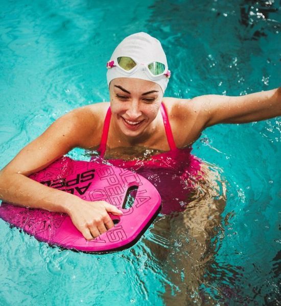 Дошка для плавання Aqua Speed WAVE KICKBOARD 3980 зелена 43&times;28&times;3,6 см (Оригінал) 539-38 539-38 фото