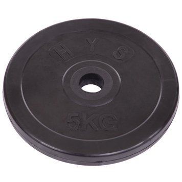 Блины (диски) обрезиненные GA-1443-5 30мм 5кг черный GA-1443-5K фото