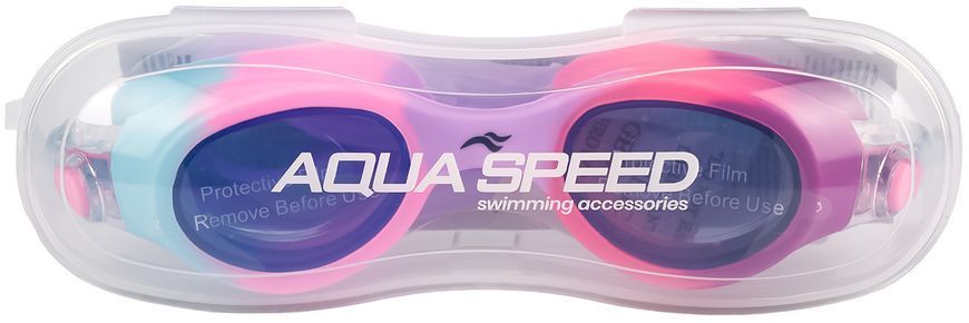 Окуляри для плавання Aqua Speed PEGAZ, мультиколор, дитячі, OSFM 209-39 (Оригінал) 209-39 фото