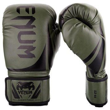 Перчатки боксерские Venum 12oz хаки GB-016-12-kh фото