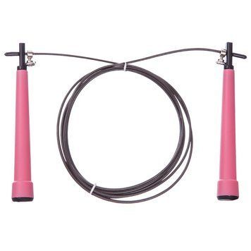 Скакалка скоростная для кроссфита со стальным тросом Cima CM-J604 Розовый CM-J604 фото