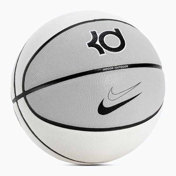 М'яч баскетбольний Nike All Court 8P K Durant Deflated Summit розмір 7 White/Grey Fog/Black N.100.7111.113.07 (Оригінал) N.100.7111.113.07 фото