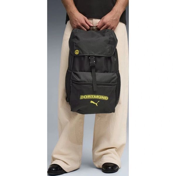 Рюкзак Puma BVB CULTURE Backpack 24 л, чорний, унісекс, 46 x 27 x 19 см, 092449-01 (Оригінал) 092449-01 фото