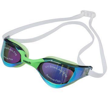 Окуляри для плавання Speedo Fastskin Pure Focus Mirror зелений, білий Уні OSFM 8-091026W/GRW 8-091026W/GRW фото