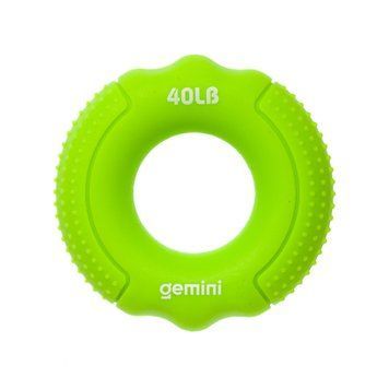 Эспандер кистевой кольцо силикон Gemini GI-3997-40LB нагрузка 18кг зеленый GI-3997-40LB фото