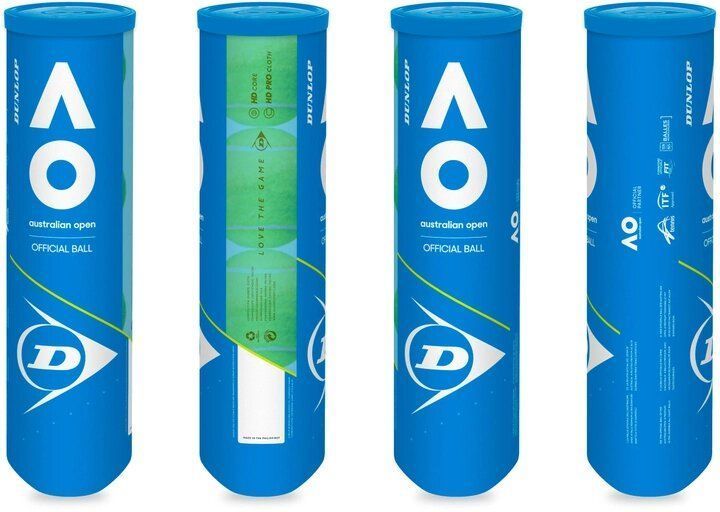Мячи для тенниса Dunlop Australian Open 4 ball (Оригинал) 610355 610355 фото