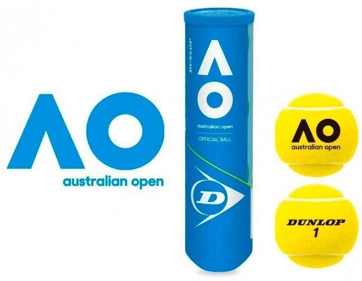 Мячи для тенниса Dunlop Australian Open 4 ball (Оригинал) 610355 610355 фото