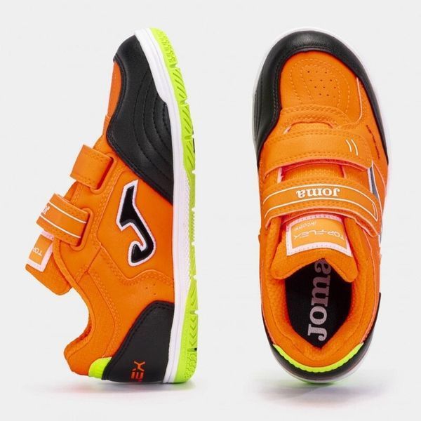 Футзалки дитячі Joma TOP FLEX помаранчевий дет 33 розмір TPJW2408INV (Оригінал) TPJW2408INV-33 фото