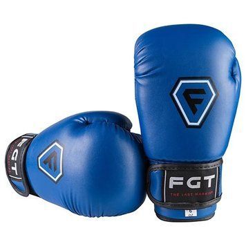 Перчатки боксерские FClub 6oz синий матовый FC-6BL FC-6BL фото