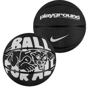М'яч баскетбольний Nike Everyday Playground 8P GRAPHIC DEFLATED BLACK/WHITE розмір 5 (Оригінал) N.100.4371.039.05 фото