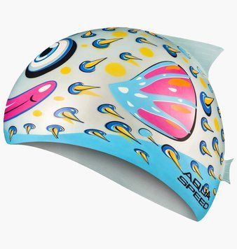 Шапочка для плавання Aqua Speed ZOO FISH, дитяча, мультиколор 115-02-FISH (Оригінал) 115-02-fish фото