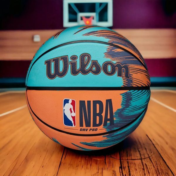 М'яч баскетбольний Wilson Nba Drv Pro Streak Bskt Blue/Orange size 7 (Оригінал) WZ3012501XB7 фото