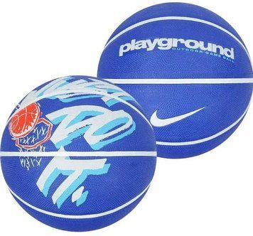 М'яч баскетбольний Nike Everyday Playground 8P GRAPHIC DEFLATED GRAPHIC синій розмір 5 (Оригінал) N.100.4371.414.05 фото