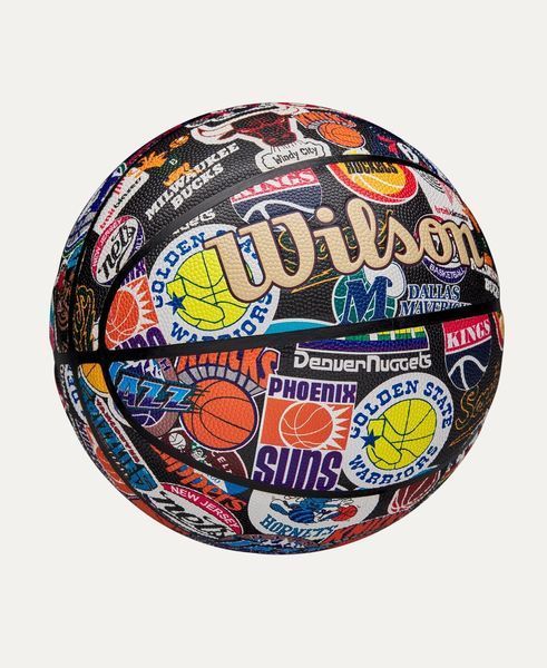Мяч баскетбольный Wilson NBA ALL TEAM RETRO BSKT size 7 WZ4028501XB7 (Оригинал) WZ4028501XB7 фото