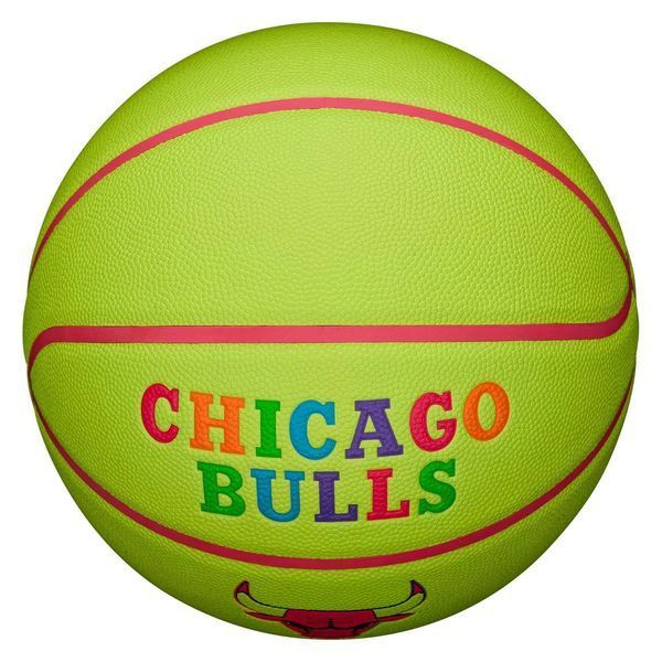 Мяч баскетбольный Wilson NBA TEAM NEON BSKT CHI BULLS size 7 WZ4037402XB7 (Оригинал) WZ4037402XB7 фото