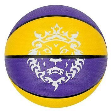 М'яч баскетбольний Nike Playground 2.0 8P L James Deflated Court Purple/Amarillo/Black/White розмір 7 N.100.4372.575.07 (Оригінал) N.100.4372.575.07 фото