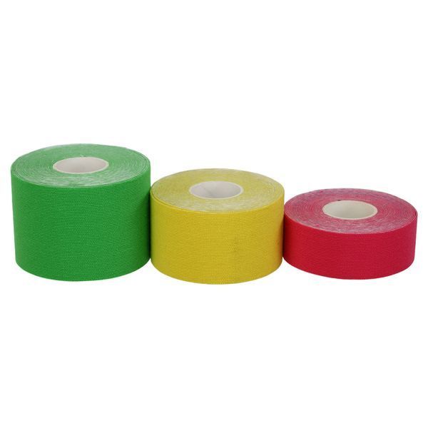 Кинезио тейп для лица и тела (Kinesiology tape) размер 5смх5м цвета в ассортименте BC-1091-5 Зеленый BC-1091-5 фото