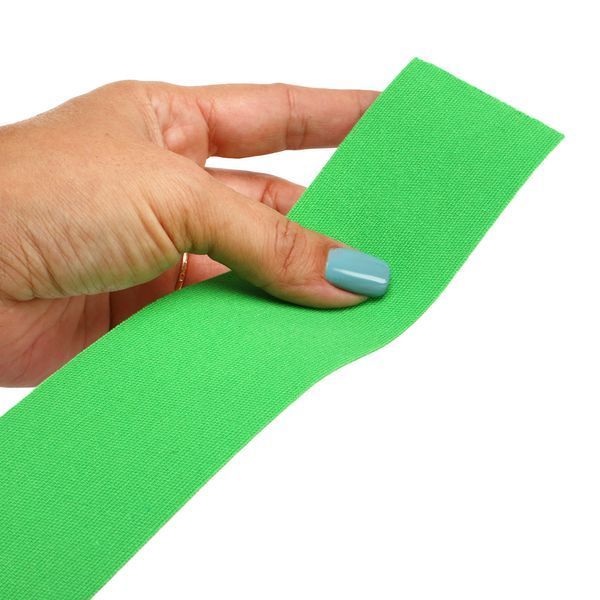 Кинезио тейп для лица и тела (Kinesiology tape) размер 5смх5м цвета в ассортименте BC-1091-5 Зеленый BC-1091-5 фото