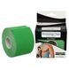 Кинезио тейп для лица и тела (Kinesiology tape) размер 5смх5м цвета в ассортименте BC-1091-5 Зеленый BC-1091-5 фото 1