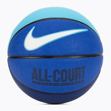 Мяч баскетбольный Nike EVERYDAY ALL COURT 8P DEFLATED HYPER ROYAL/DEEP ROYAL BLUE/BALTIC BL размер 7 N.100.4369.425.07 (Оригинал) N.100.4369.425.07 фото