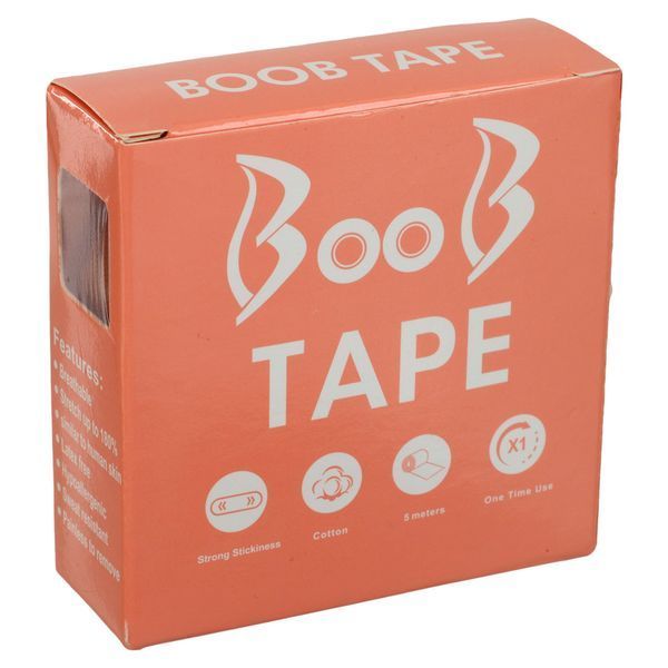 Кінезіо тейп для тейпування грудей Kinesio tape BOOB розмір 2.5смх5м бежевий BC-1093-2_5 BC-1093-2_5 фото