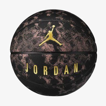 М'яч баскетбольний Nike JORDAN BASKETBALL 8P ENERGY DEFLATED CRIMSON BLISS/BLACK/BLACK/GOLD розмір 7 J.100.8735.629.07 (Оригінал) J.100.8735.629.07 фото