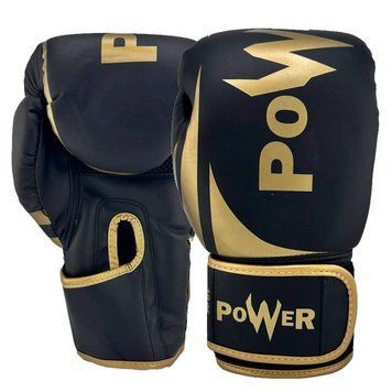 Перчатки боксерские Power 14oz GB-019-14-BGOLD GB-019-14-BGOLD фото