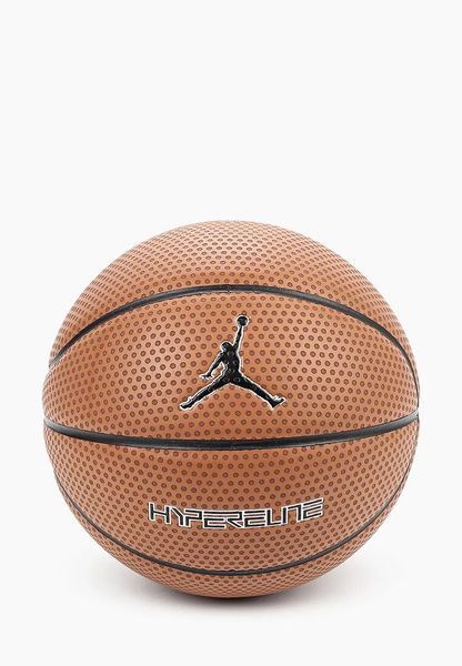 М'яч баскетбольний Nike JORDAN HYPER ELITE 8P DARK AMBER/BLACK/METALLIC SILVER/BLACK розмір 7 J.KI.00.858.07 (Оригінал) J.KI.00.858.07 фото