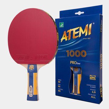 Ракетка для настільного тенісу ATEMI PRO 1000A (Оригінал) 10050A фото