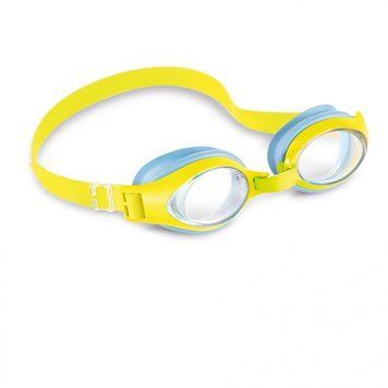 Очки для плавания Intex Junior Goggles 55611 детские 3&ndash;8 лет 55611 синий-желтый 55611 фото